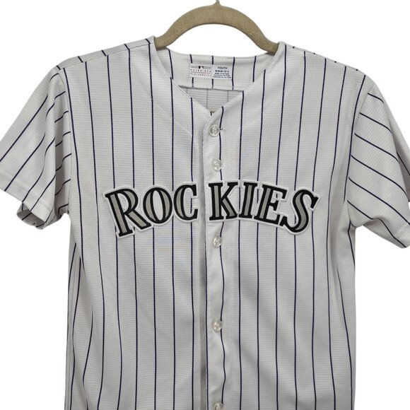 MLB Genuine Merchandise Youth Medium Jersey Nolan Arenado Colorado Rockies - Picture 2 of 10